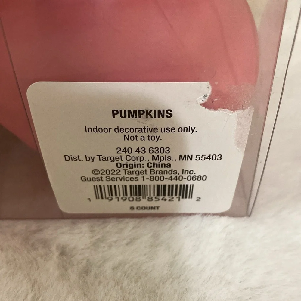Target 2022 Halloween Foam Mini Pumpkins